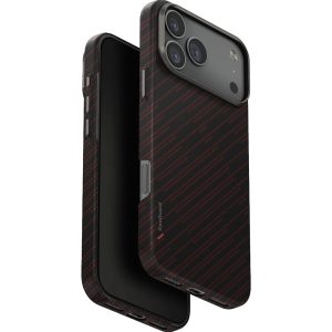 Uniq Apple iPhone 17 Pro Max Keva Edge Slim Aramid Magsafe Kılıf Kırmızı