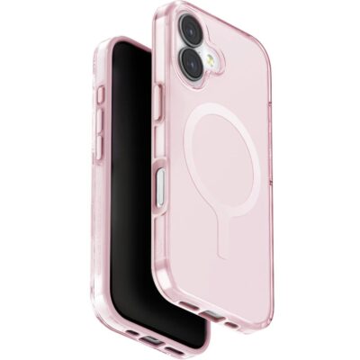 Uniq iPhone 17 Clario Magsafe Kılıf - Pembe