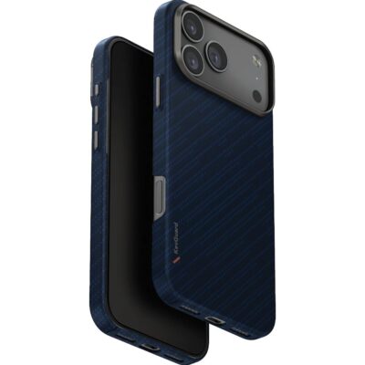 Uniq iPhone 17 Pro Max Keva Edge Slim Aramid Magsafe Kılıf - Lacivert