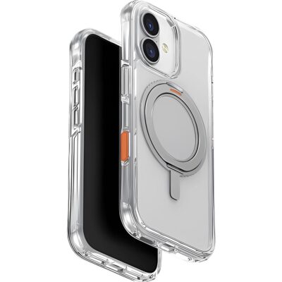 Uniq iPhone 17 Swivix Rotating Kickstand Kılıf - Şeffaf