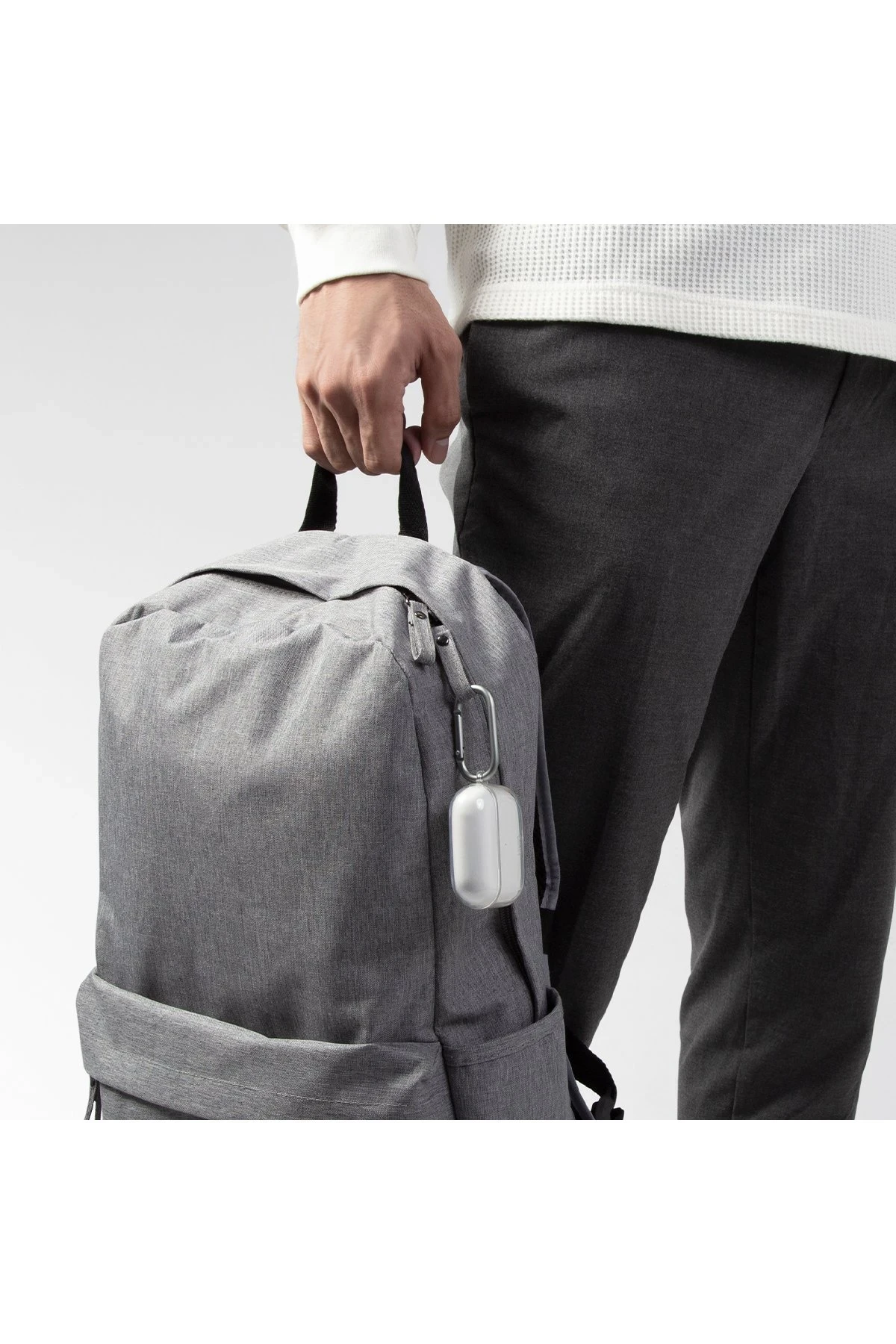 Uniq Airpods 4 (4.nesil) Glase Silikon Kılıf Şeffaf - Görsel 5