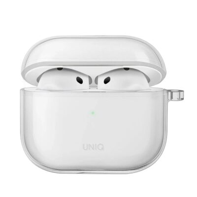 Uniq Airpods 4 (4.nesil) Glase Silikon Kılıf - Şeffaf