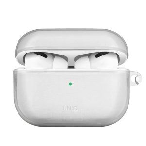 Uniq Airpods Pro 2 (2.nesil) Glase Silikon Kılıf Şeffaf
