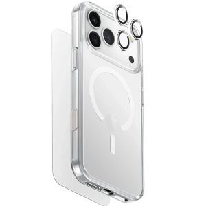 Uniq Apple iPhone 17 Pro Max Clearvue Magsafe 3in1 Set Kılıf Şeffaf