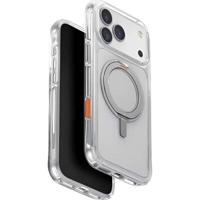 Uniq iPhone 17 Pro Swivix Rotating Kickstand Kılıf - Şeffaf