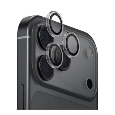 Uniq iPhone 17 Pro Max Optix Kamera Lens Koruyucu - Şeffaf