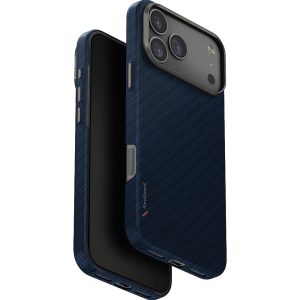 Uniq Apple iPhone 17 Pro Keva Edge Slim Aramid Magsafe Kılıf Lacivert