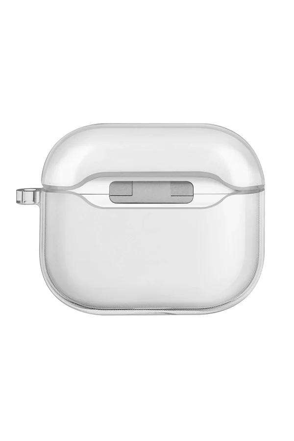 Uniq Airpods 4 (4.nesil) Glase Silikon Kılıf - Şeffaf - Görsel 2
