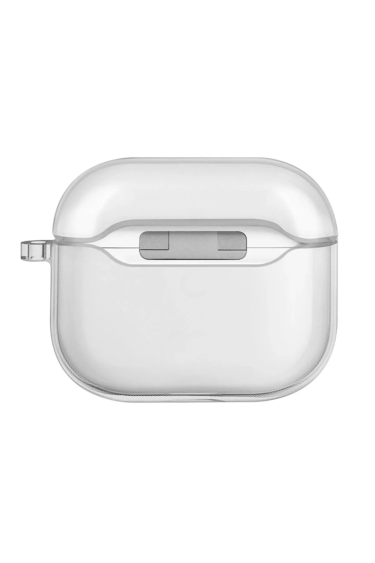 Uniq Airpods 4 (4.nesil) Glase Silikon Kılıf Şeffaf - Görsel 2