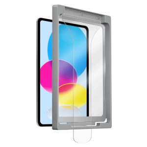 Uniq Apple iPad 2025 10.9 (10.Nesil) Şeffaf HD Tablet Cam Ekran Koruyucu (Uygulama Aparatlı)