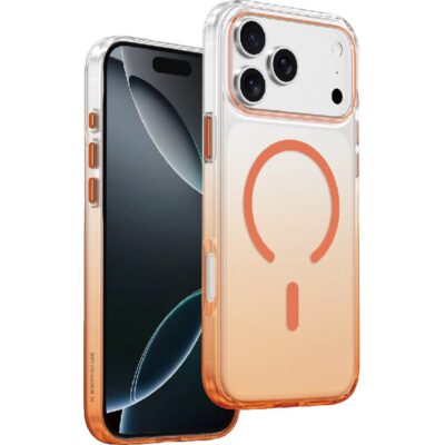 Keephone iPhone 17 Pro Max Aurora Pro Magsafe Kılıf - Turuncu