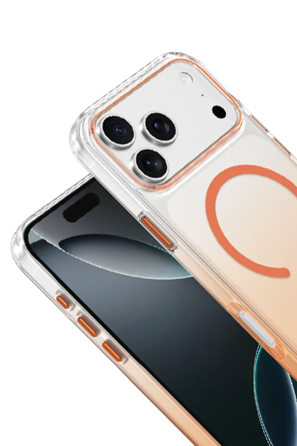 Keephone Apple iPhone 17 Pro Max Aurora Pro Magsafe Kılıf Turuncu - Görsel 2