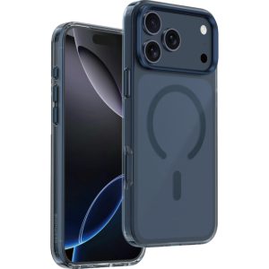 Keephone Apple iPhone 17 Pro Max Dazzle Pro Matte Magsafe Kılıf Mavi