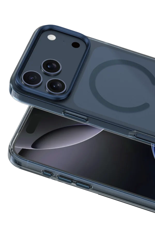 Keephone Apple iPhone 17 Pro Max Dazzle Pro Matte Magsafe Kılıf Mavi - Görsel 2