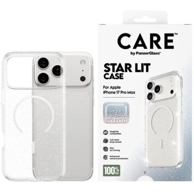 Panzerglass by Care iPhone 17 Pro Max Star Lit Simli Magsafe Kılıf - Şeffaf