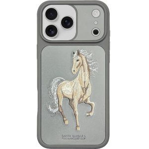 Santa Barbara Polo Racquet Club Apple iPhone 17 Pro Max Boris Kılıf Titan Gri