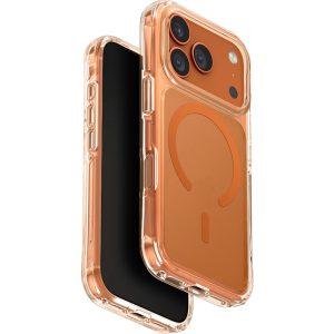Uniq iPhone 17 Pro Max LifePro Xtreme Magsafe Kılıf Şeffaf Turuncu
