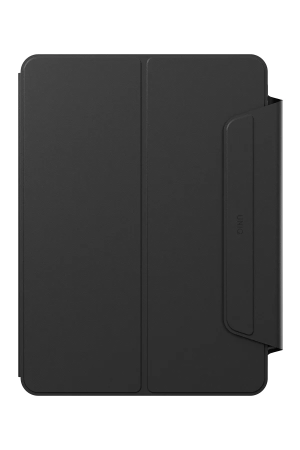 Uniq iPad 2025 10.9 (10.Nesil) Rovus Snapmount 360 Derece Dönebilen Manyetik Tablet Kılıfı Siyah - Görsel 4