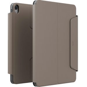 Uniq iPad 2025 10.9 (10.Nesil) Rovus Snapmount 360 Derece Dönebilen Manyetik Tablet Kılıfı Gri