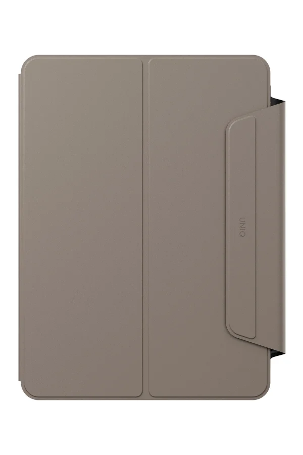 Uniq iPad 2025 10.9 (10.Nesil) Rovus Snapmount 360 Derece Dönebilen Manyetik Tablet Kılıfı Gri - Görsel 2