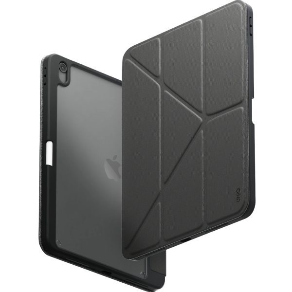 Uniq iPad 2025 10.9 (10.nesil) Moven Standlı Tablet Kılıfı Gri