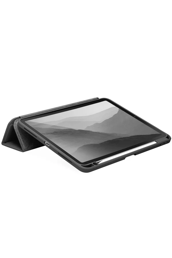 Uniq iPad 2025 10.9 (10.nesil) Moven Standlı Tablet Kılıfı Gri - Görsel 3