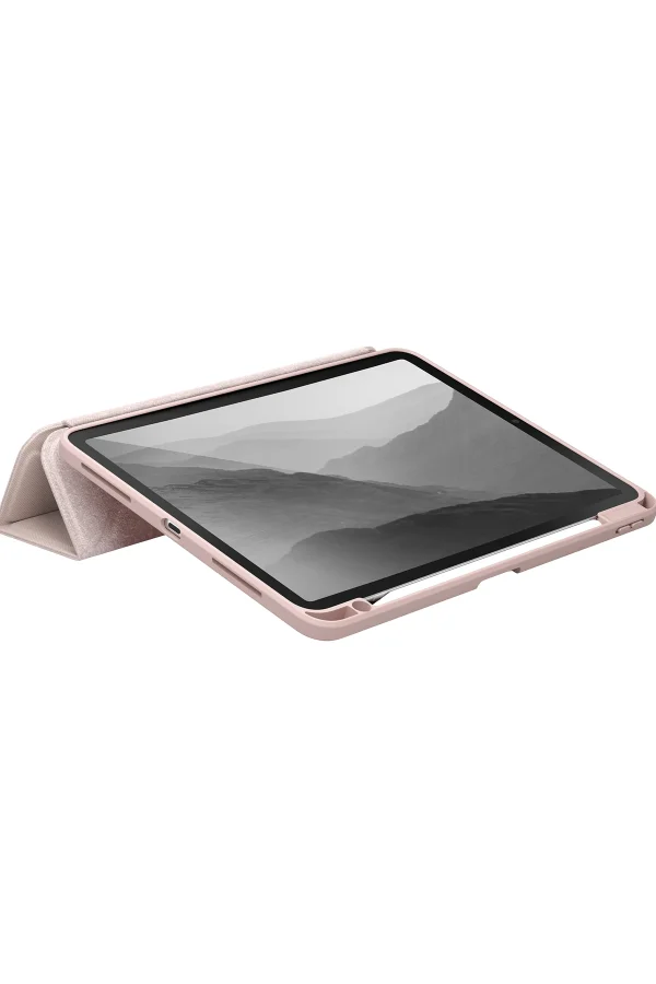 Uniq iPad 2025 10.9 (10.nesil) Moven Standlı Tablet Kılıfı Pembe - Görsel 2