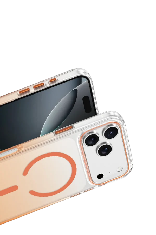Keephone Apple iPhone 17 Pro Aurora Pro Magsafe Kılıf Turuncu - Görsel 3