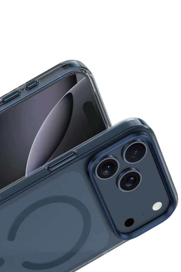 Keephone Apple iPhone 17 Pro Max Dazzle Pro Matte Magsafe Kılıf Mavi - Görsel 3