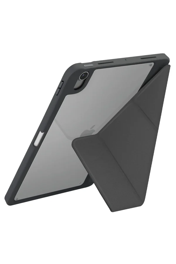Uniq iPad 2025 10.9 (10.nesil) Moven Standlı Tablet Kılıfı Gri - Görsel 2