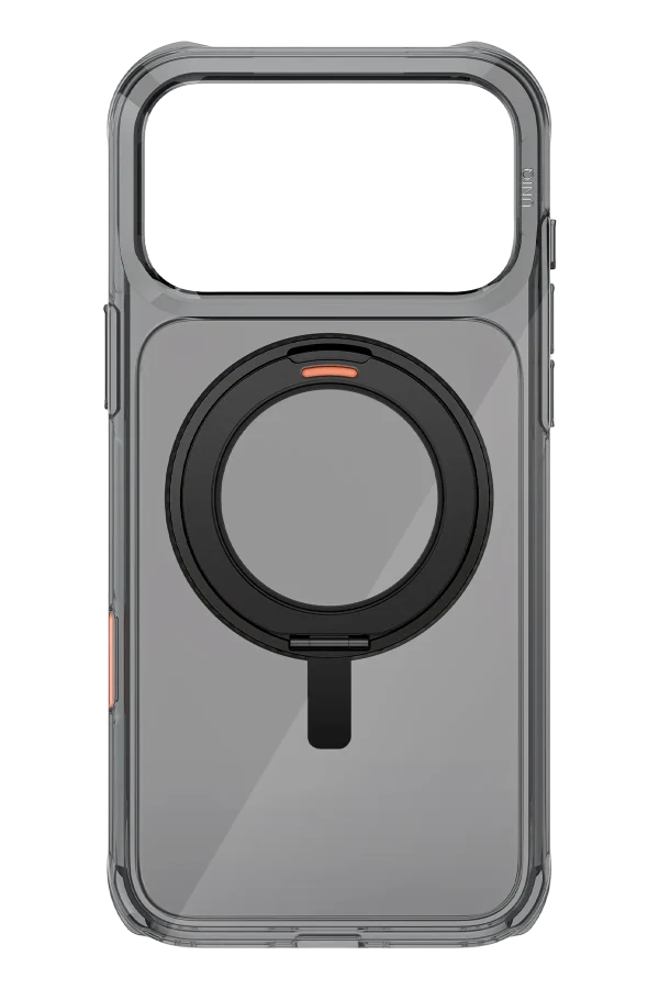 Uniq Apple iPhone 17 Pro Max Swivix Rotating Kickstand Kılıf Siyah - Görsel 3