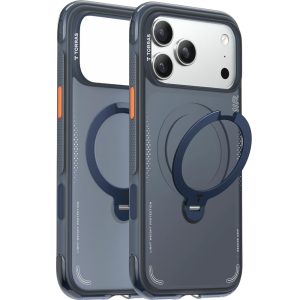 Torras Apple iPhone 17 Pro Max O Stand Spin Air Serisi Magsafe Kılıf Lacivert