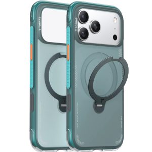 Torras Apple iPhone 17 Pro Max O Stand Spin Air Serisi Magsafe Kılıf Mavi