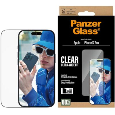 PanzerGlass iPhone 17 Pro UWF Cam Ekran Koruyucu - Şeffaf