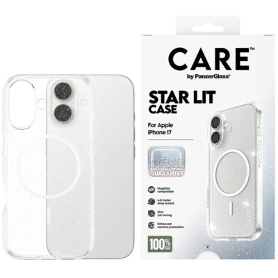 Panzerglass by Care iPhone 17 Star Lit Simli Magsafe Kılıf - Şeffaf