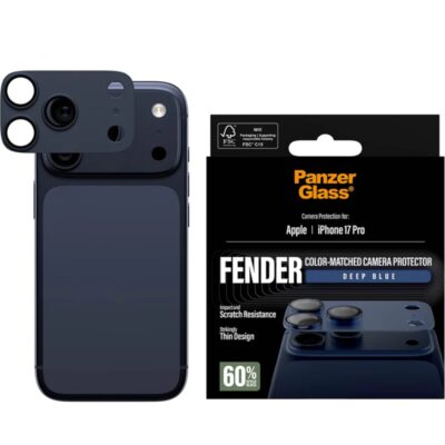 Panzerglass iPhone 17 Pro Fender Kamera Lens Koruyucu - Mavi