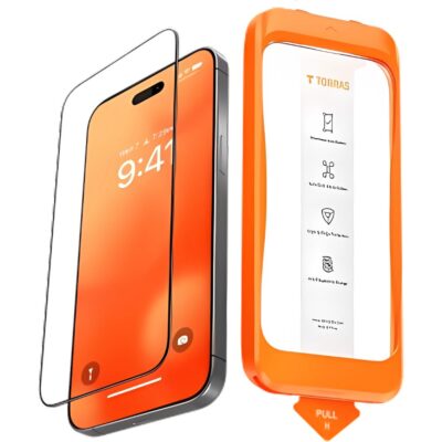 Torras iPhone 18 Pro Max Install Master AutoKit Cam Ekran Koruyucu - Şeffaf