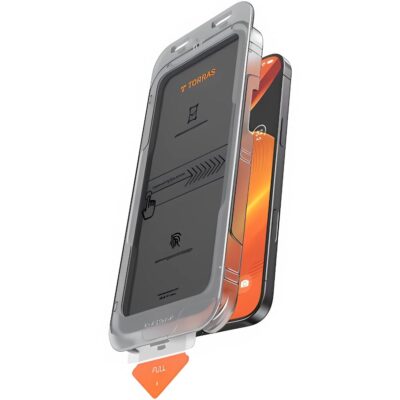 Torras iPhone 18 Pro Max Install Master AutoKit Cam Ekran Koruyucu - Hayalet