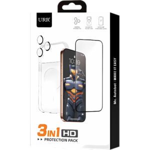 URR iPhone 17 Pro Max 3in1 Magsafe Kılıf Ekran Koruyucu Kamera Lens Koruyucu Şeffaf Set