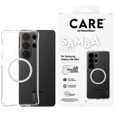 Panzerglass Care Galaxy S26 Ultra Samba QI Kılıf – Şeffaf