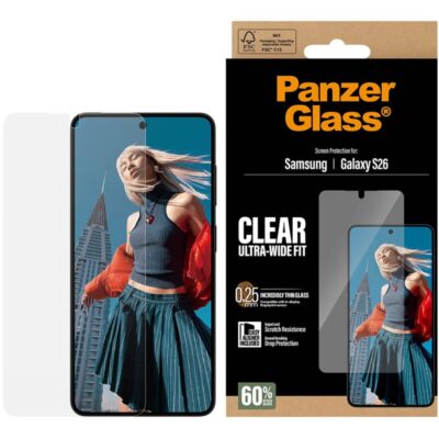 PanzerGlass Galaxy S26 UWF Cam Ekran Koruyucu - Şeffaf