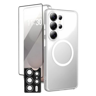 URR Galaxy S26 Ultra Crystal Clear 3in1 Set - Şeffaf