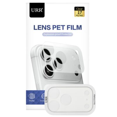 URR iPhone 17 Pro Max Kamera Lens Pet Film - Şeffaf