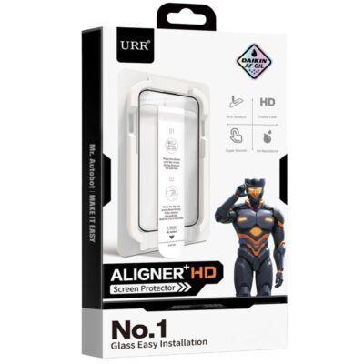 URR iPhone 15 Pro Aligner HD Clear Cam Ekran Koruyucu - Şeffaf