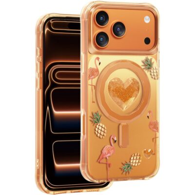 Keephone iPhone 17 Pro Max Peachy Magsafe Kılıf - Turuncu