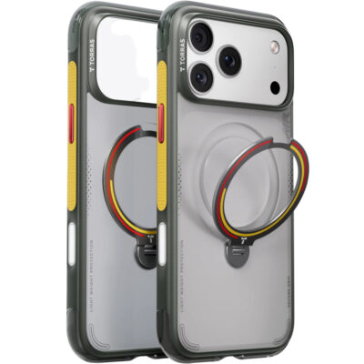Torras iPhone 17 Pro Max OStand Q3 Air World Cup Magsafe Kılıf - Iron