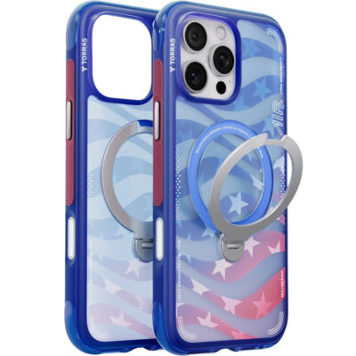 Torras iPhone 16 Pro Max OStand Q3 Air World Cup Magsafe Kılıf - Starlight
