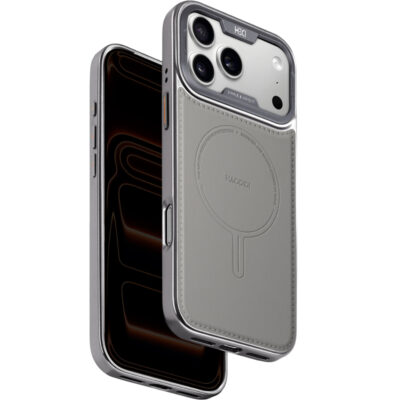 HDD iPhone 17 Pro HBC-465 Carnallite Magsafe Kılıf - Titan Gri