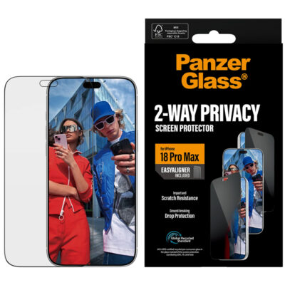 PanzerGlass iPhone 18 Pro Max Ultra-Wide Fit EasyAligner Cam Ekran Koruyucu - Hayalet