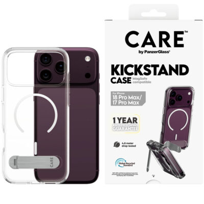 Panzerglass by Care iPhone 18 Pro Max KickStand Standlı Magsafe Kılıf - Şeffaf